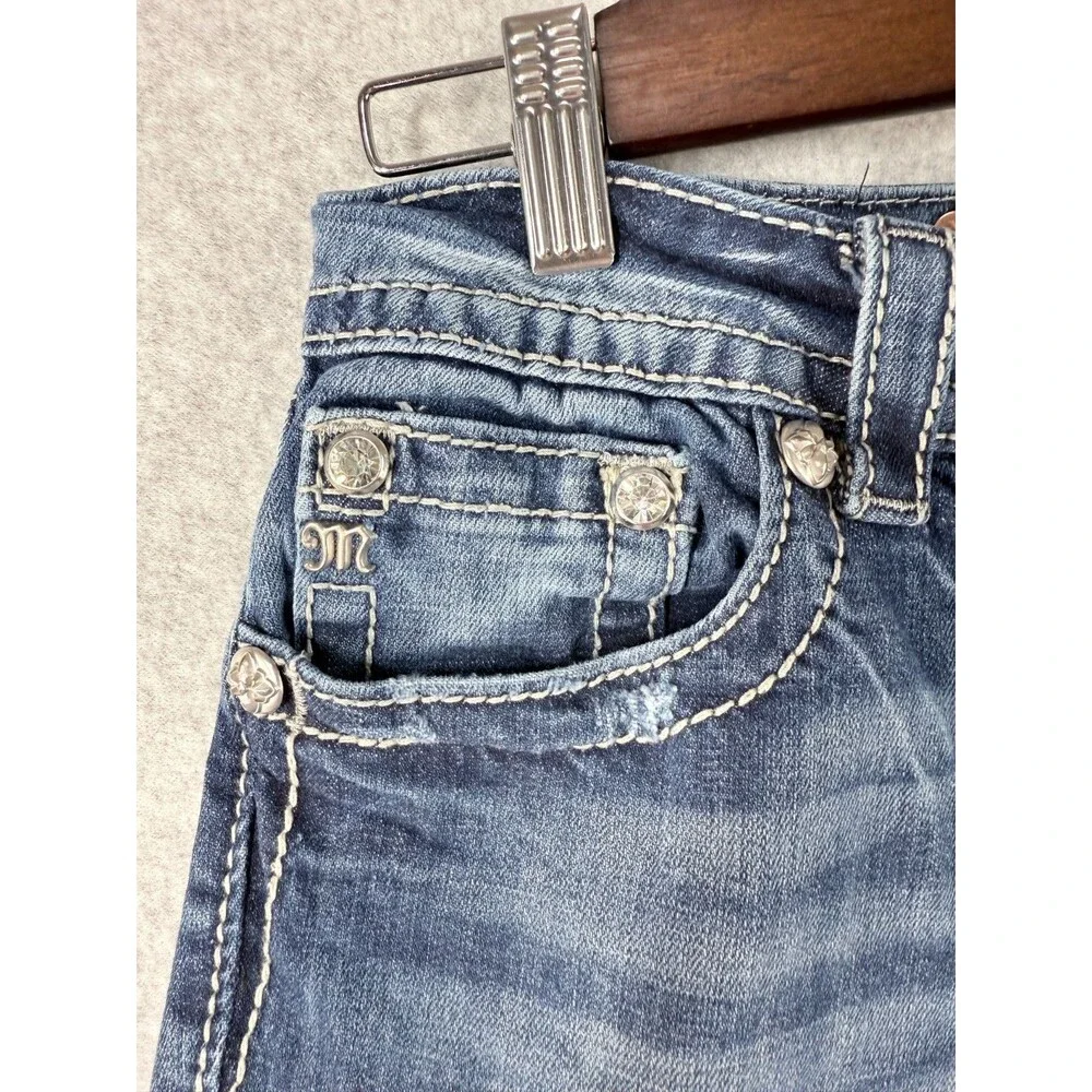 MISS ME Womens Jeans Size 30 (Fits 31 x 30)  Signature Skinny Cross Bling - Picture 8 of 15